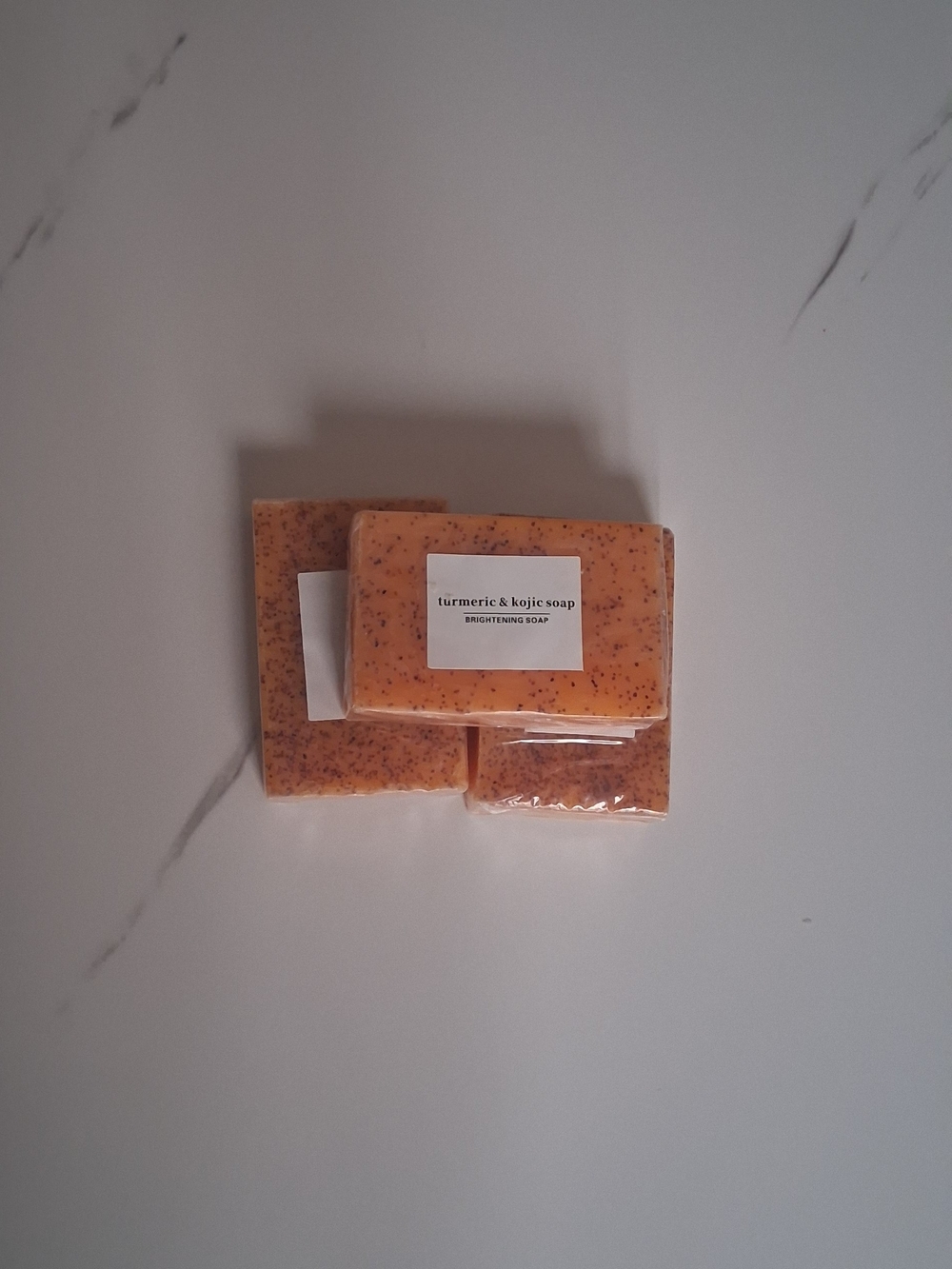 Brightening Turmeric & Kojic Soap Bar - Orange Exfoliating Cleanse